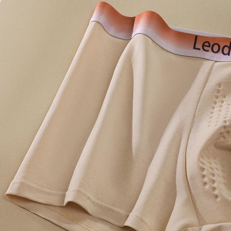 Men's Breathable Cotton Mid-rise Boxer Shorts Men's Underwear Underpants Casual Boxer Briefs & Shorts Elastic Boxer Briefs for Casual Style