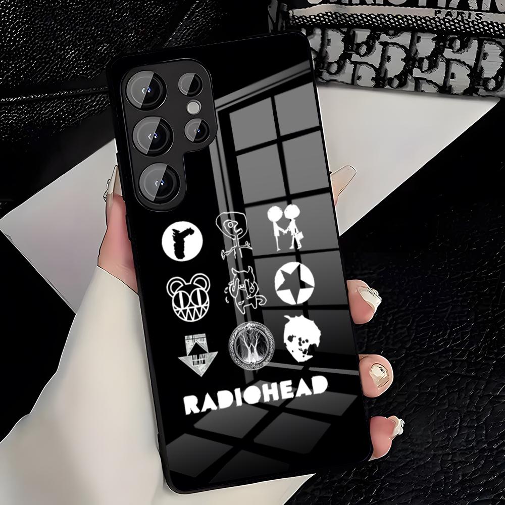 

Rock Band Radiohead Music Phone Case For Samsung S26 S25 Plus S20 S20 Plus S22 Ultra S23 FE S21 Plus S21 Ultra Glass Cover Samsung S25 Plus