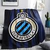 1PC Club Brugge KV Patterned Flannel Blanket Suitable For All Seasons for Home Decor Warmth and Comfort Gifts Holiday Present