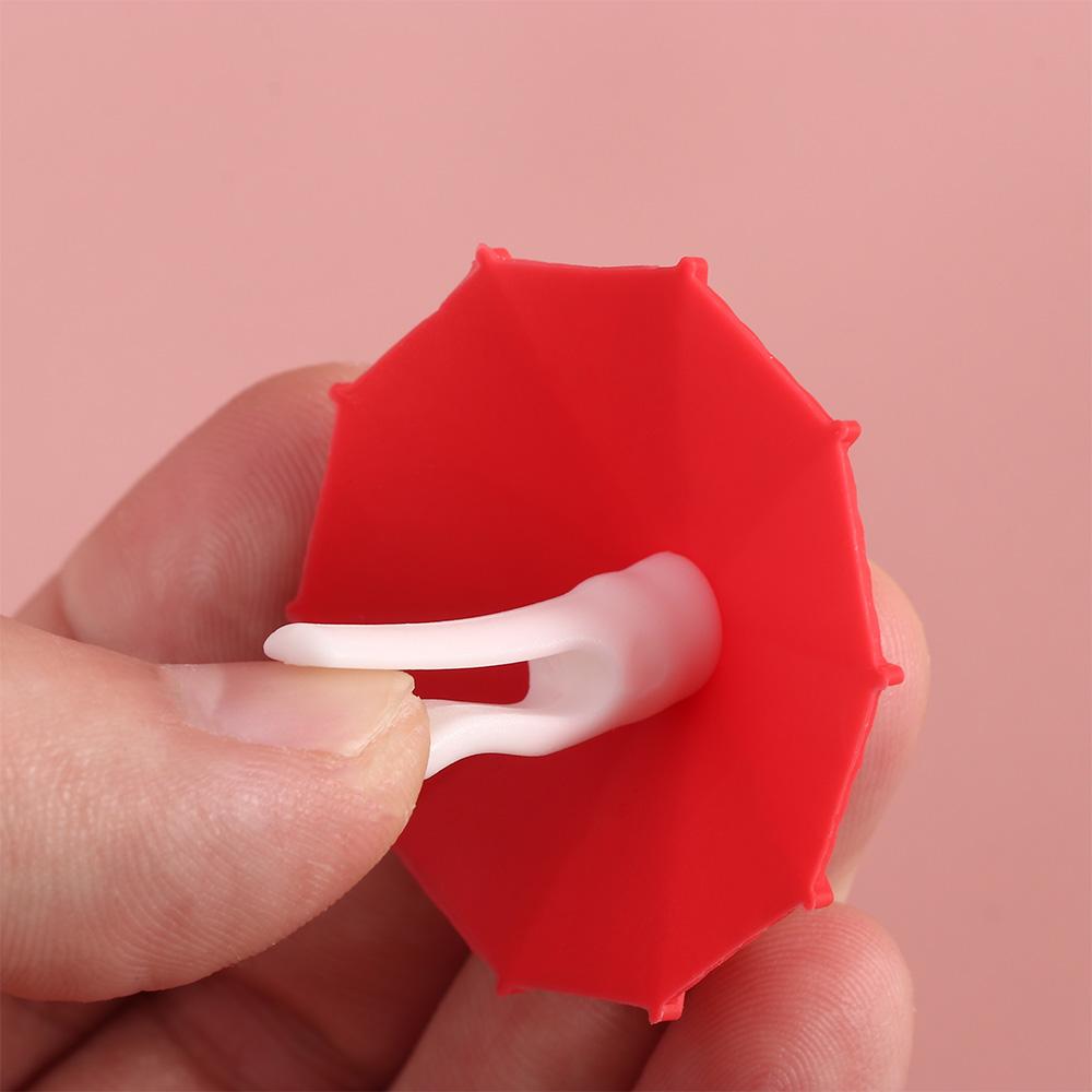 Tvar deštníku Kamarád na pití Nálepka na kelímek Značka Štítek Přívěsek na sklenici na víno Identifikace kelímku