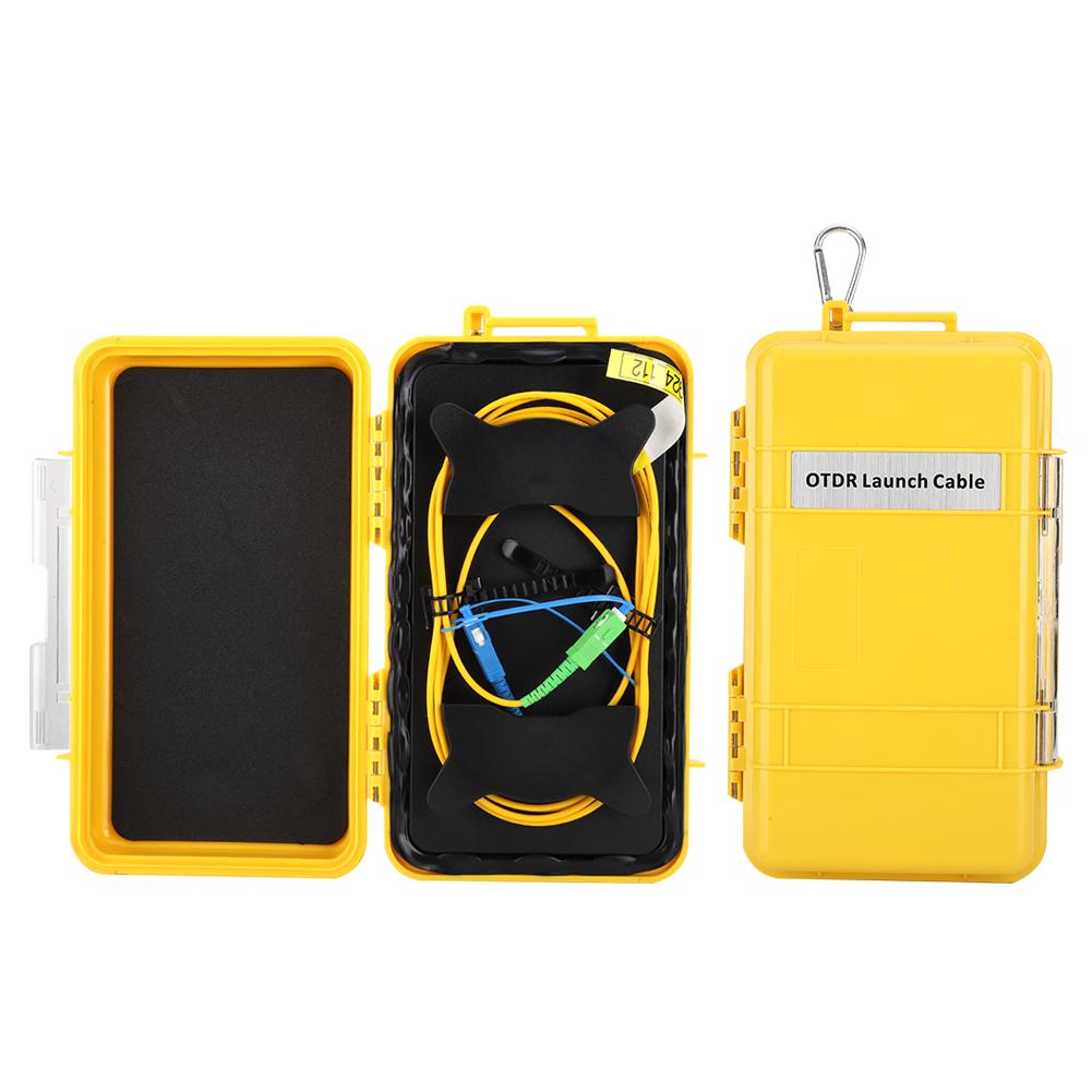 Fiber Optic OTDR Launch Cable Box Dead Zone Eliminator Fiber Ring Sc UPCSc APC SM 1km