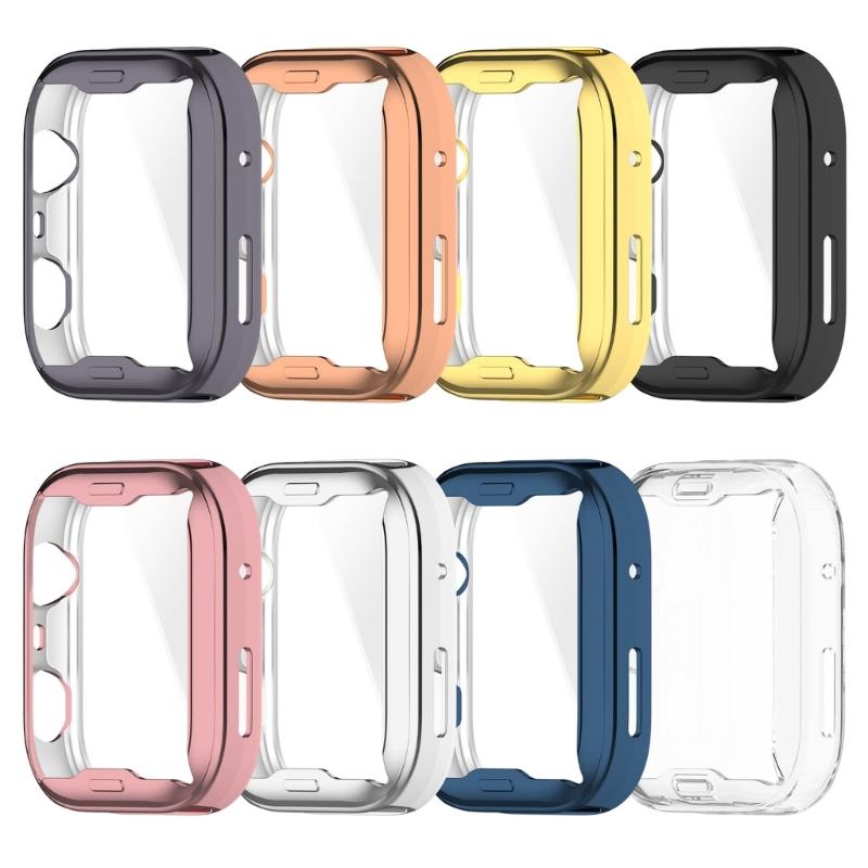 Impact Resistance Sleeve Guard Soft Flexible TPU Protective Cover Full Access To Button for Watch Fit 4 Shock Absorption