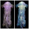Jellyfish Lantern Mid Autumn Lantern Festival Handheld Bunny Lantern Finshed Lampions Outdoor Chinese Lantern Garden Yard Decor