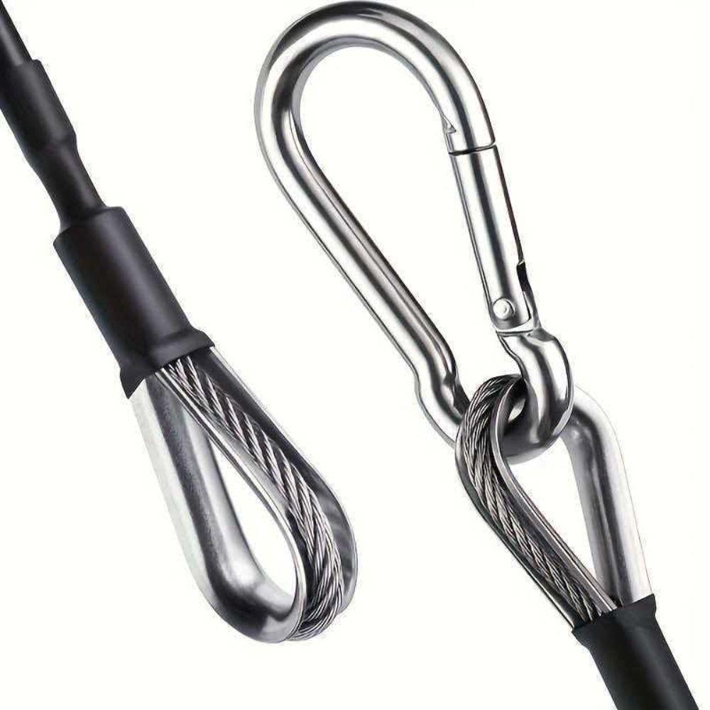 Sturdy Gym Cable Stainless Steel Gym Machine Extension Cable Tricep Pull Down and Leg Extensions