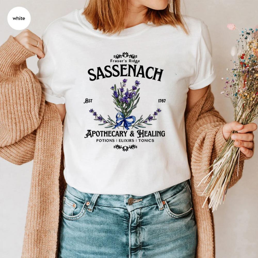 Sassenach T-Shirt Claire Fraser Outlander Book Series Shirt Jamie Fraser Tee Fraser Ridge Clan Sassenach Fan Gift Outlander Gift