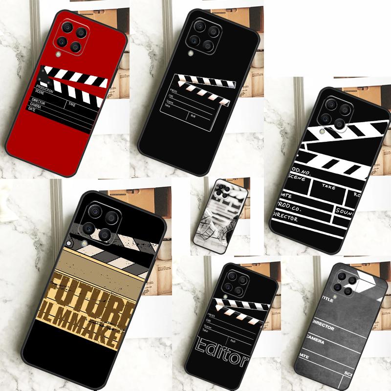 Film Clapperboard For Samsung Galaxy M33 M53 M13 M20 M11 M31 M51 M15 M55 M12 M32 M52 M14 M34 M54 M30s Case