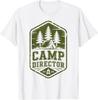 Vintage Camp Director Chaos Coordinator Camping Staff T-Shirt