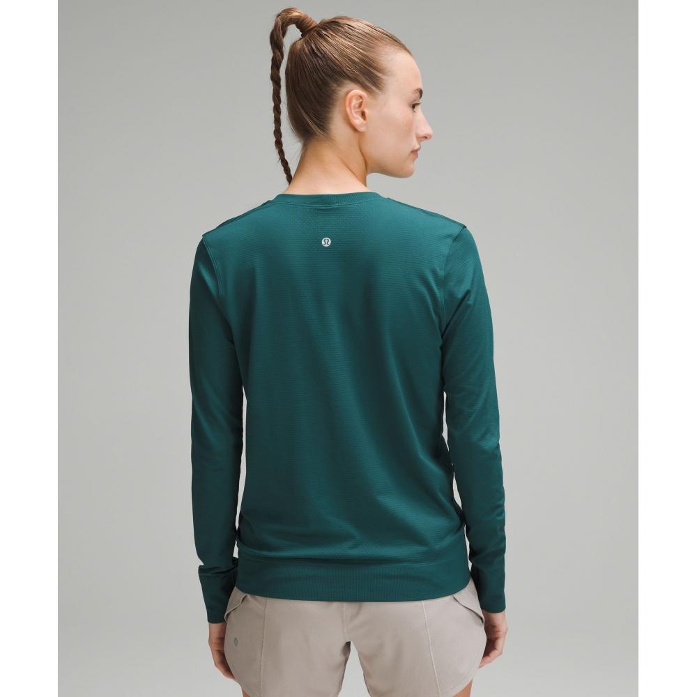 Lululemon Swiftly Relaxed Long Sleeve Shirt  Hip Length Storm Teal Storm Teal