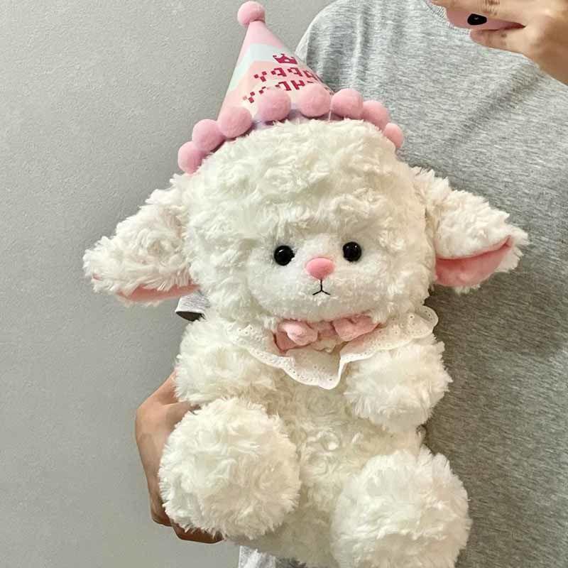 Cute lamb doll doll plush toy girl sleeps with bed throw pillow rag doll birthday gift female male