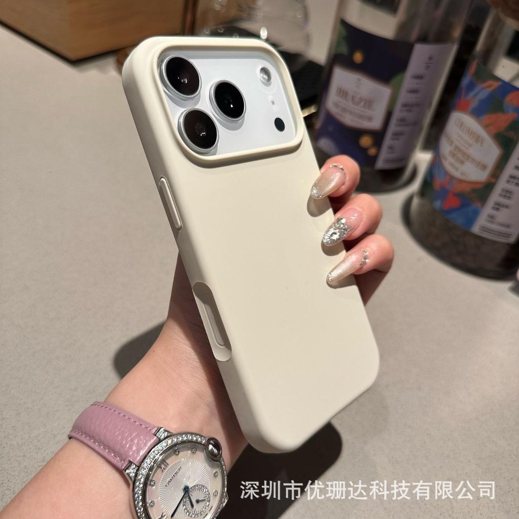 Applicable iPhone11promax Solid-state Silicone Magnetic Mobile Phone Case Solid Color Skin-friendly Feel Apple 11 Protective Case