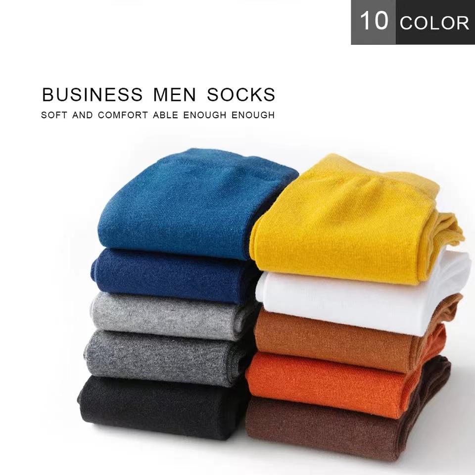 5/10 Paar Hochwertige Herrensocken für Frühling und Herbst Größe 38-45 Lange Socken für Herren Anzugsocken Herren Geschenke Business Casual Socken