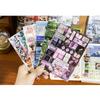 Aesthetic Sticker Scrapbooking Sticker Die-Cut Sticker Book Retro Stationery Sticker Japanese Styles Sticker