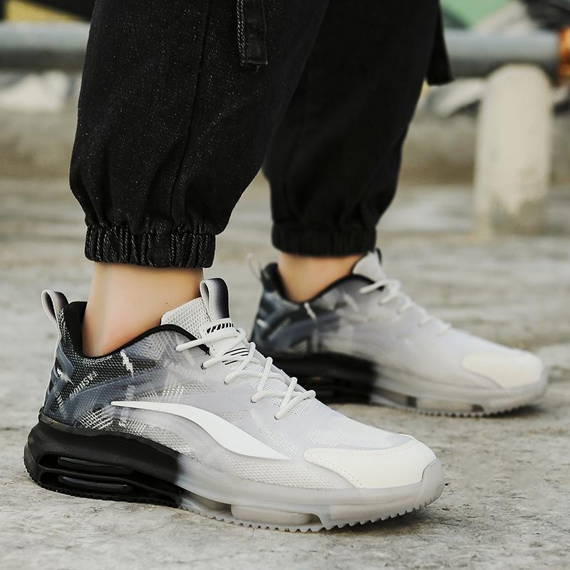 New Men's Casual Running Air Cushion with Shock Absorption and Height Increase Sports Dad Summer Trendy Shoes