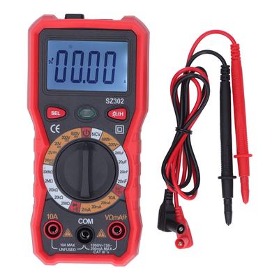 Digital Multimeter Backlight High Accuracy Automatic LED Indicator DC AC Voltmeter with Flashlight