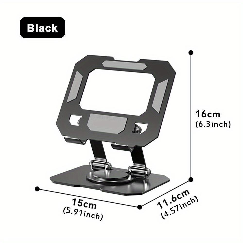 Aluminum alloy Reinforced Double Support arm 360 Rotating Base Adjustable Tablet Stand Minimalist Style
