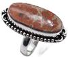 Rosetta Jasper Natural Gemstone Ethnic Antique Design Ring US Size-7.5 A107