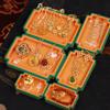 1/12 Doll House Miniature Chinese Style Jewelry Display Box Simulation Vintage Jewel Case Toy Mini Decoration Dollhouse