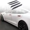 Soft Carbon Fiber Exterior Door Handle Trim Sticker For Tesla Model S +