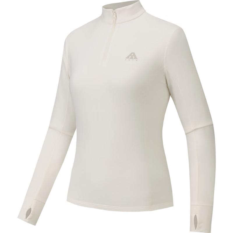 Anta Women s Half-Zip Long Sleeve Winter Top M