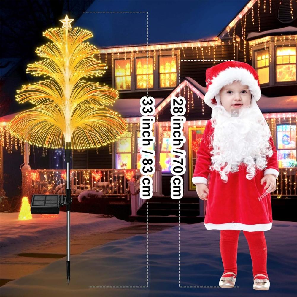 Solar Jellyfish Garden Lights Outdoor Waterproof 7 Color Changing Decorative Outdoor Flowers Garden Lights for Yard Patio Garden
