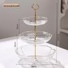 Exquisite Bear Fruit Plate: Multi-Layer Dessert & Candy Display for Luxurious Living Rooms.