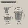 ZISIZ Thickened Transparent Storage Bucket