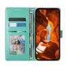 Wallet Case for Honor X6c 4G/X5b/X5b Plus Butterfly Floral Imprint PU Leather Phone Cover with Wrist Strap