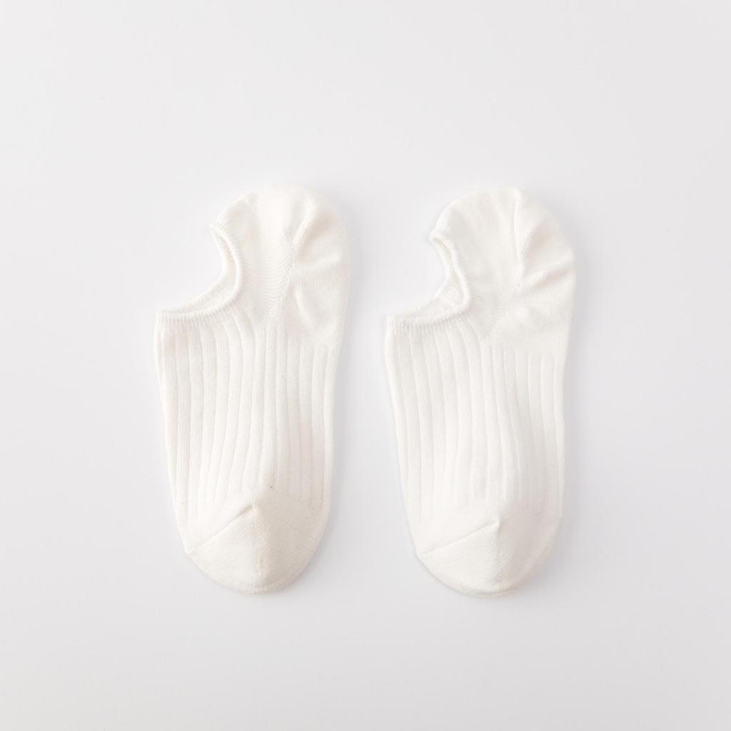 Women's Non-Slip Cotton Boat Socks - Invisible Low-Cut, Japanese Style, Spring/Summer