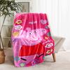 1pc Blanket Peppa Pig2 Print Design, Lightweight Blanket for Sofa, Bed- Soft &Warm, Gift for All Seasons like Christmas, Halloween
