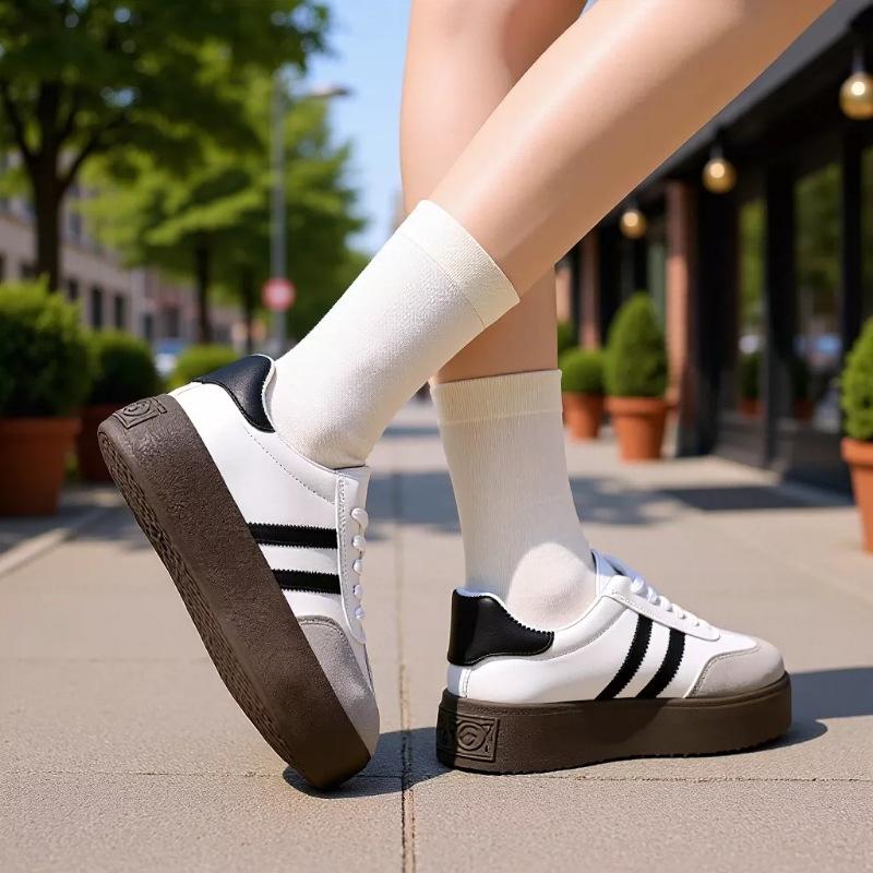 Versatile German training shoes women's shoes popular spring and summer platform white shoes trendy casual sports board shoes retro Forrest Gump shoes