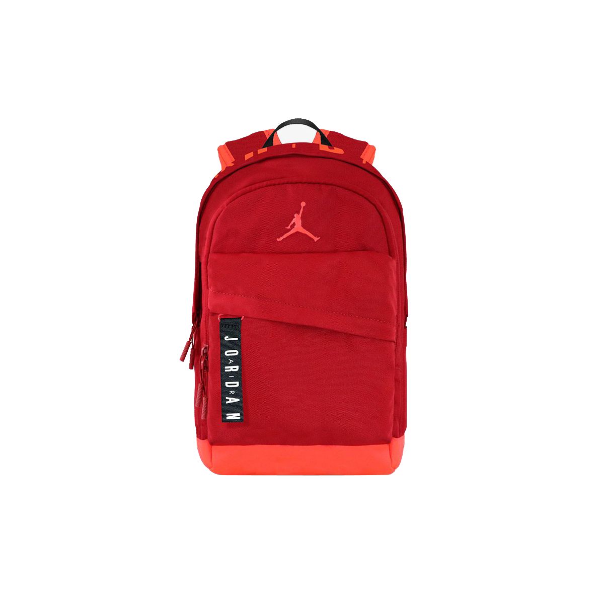 Jordan Air Logo Sports Polyester Basketball Backpack Unisex Backpacks Red 8A0172-R78 Red