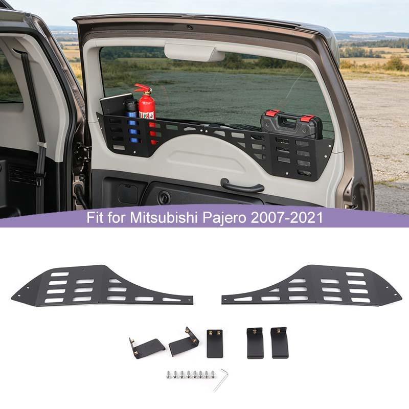 Car Trunk Side Window Storage Fence Bracket Shelf Fit For Mitsubishi PAJERO 2007-2021 Car Interior Accessories
