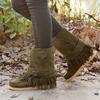 Autumn 2021 Women's Mid-Tube Flat Boots