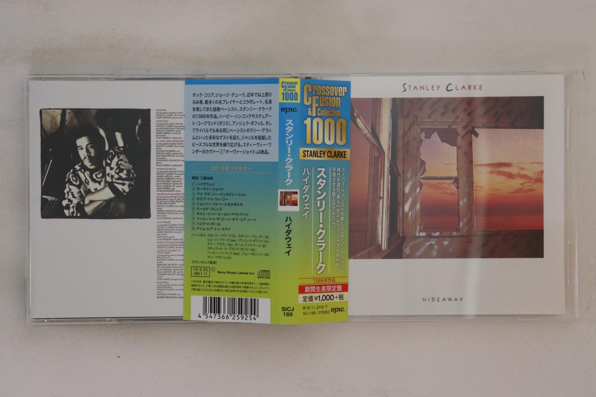 

CD STANLEY CLARKE - Hideaway SICJ189 EPIC 2016 Japan Obi Jazz Used