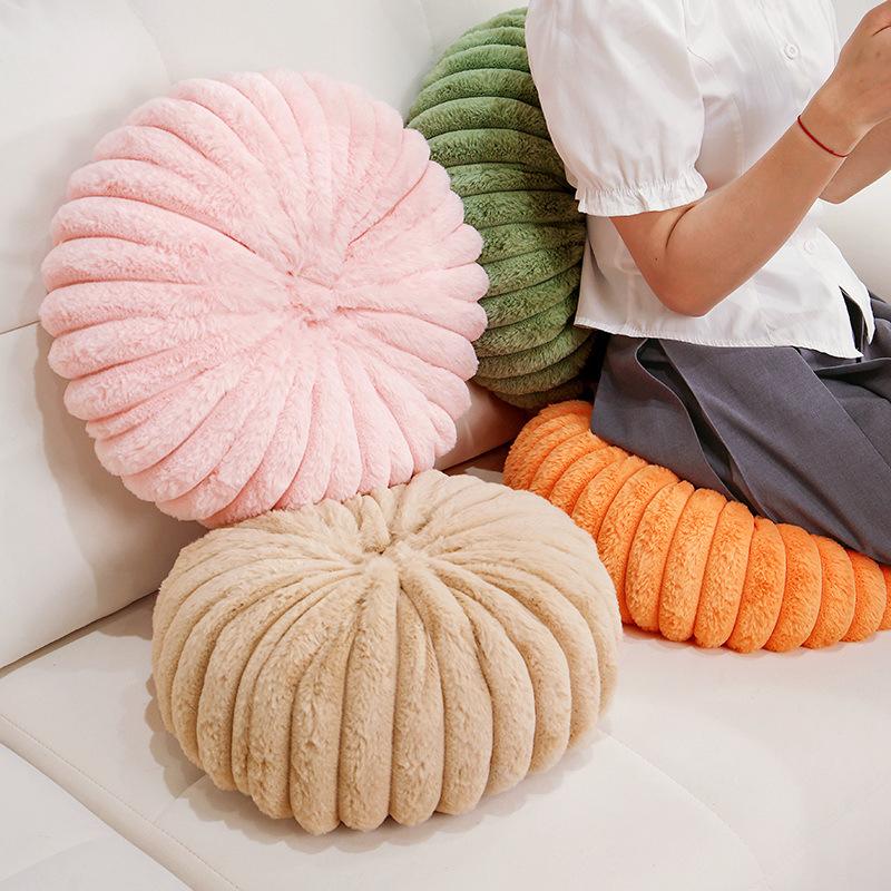 Nordic Style Pumpkin Seat Cushion Home Sofa Pillow Cushion Lazy Seat Pier Girls Bedroom Tatami Futon Seat Cushion