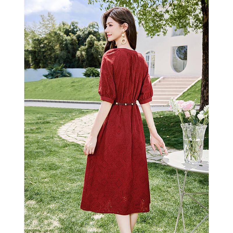 Fleeting Time 2025 Sommerkleid im Boho-Stil für zierliche Frauen – A-Linie