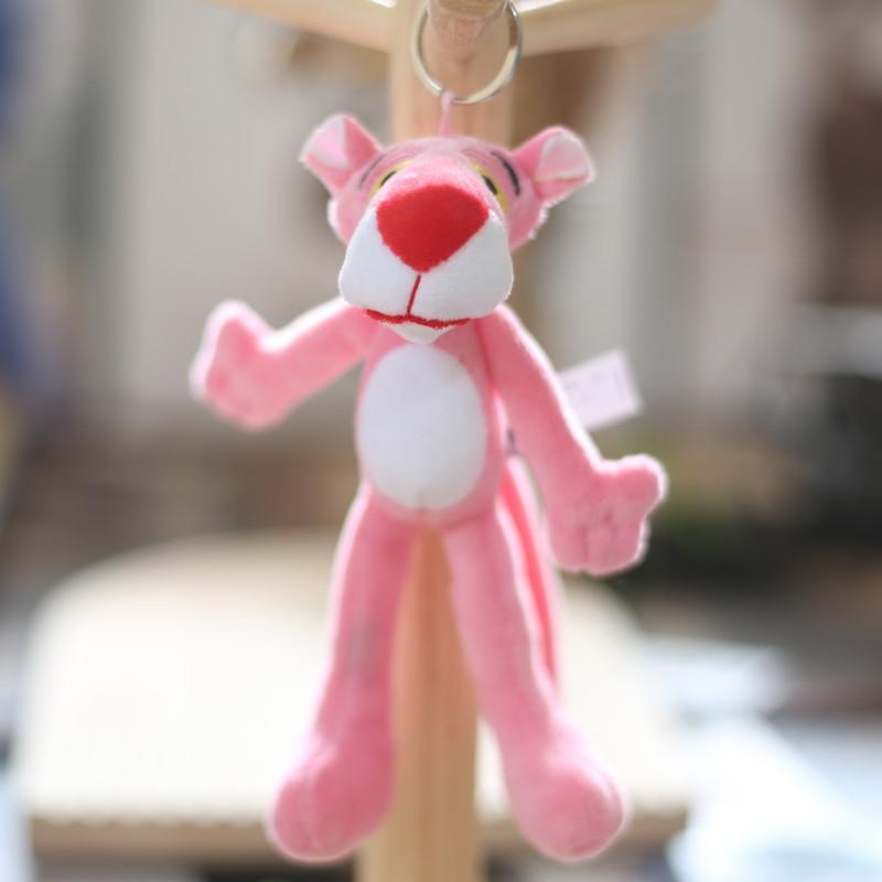 

Тема Пантера Розовый Плюшевая Игрушка Кукла Брелок Украшение Подвеска Детские Подарки Open Eyes