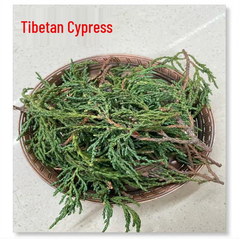 

Tibetan Cypress Leaf Incense for Cleansing & Home Nurturing with Crystals Cypress Leaf Incense 1 lb (Air Purification)