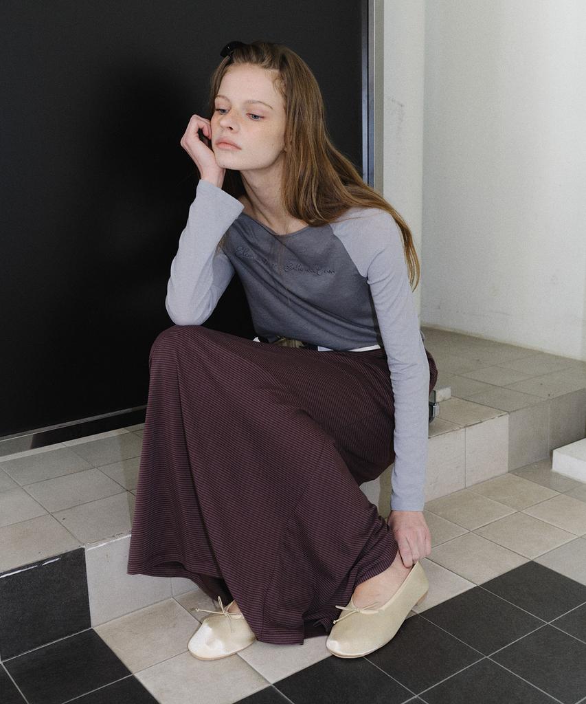 EN OR [Core] Comfy Maxi Skirt - Purple