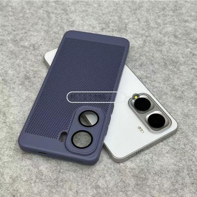 For VIVO IQOO NEO 11 Heat Dissipation Hard Phone Back Case for IQOO NEO11 G 10 Pro Plus Cooling Honeycomb Mesh PC Shell
