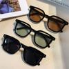Retro UV400 Square Sunglasses Beach Travel Streetwear Fashion Goggles Trendy Black Shades for Women & Men