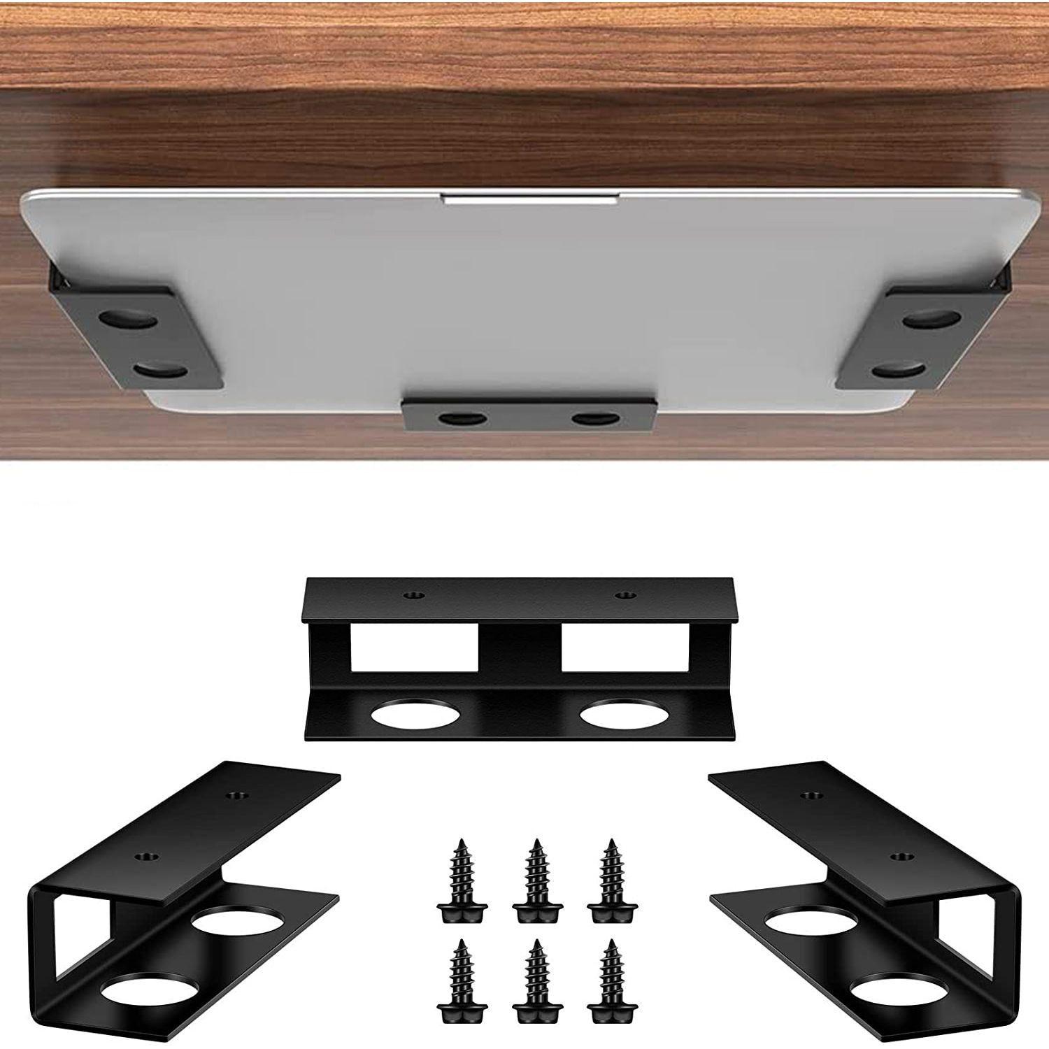

Under Desk Metal Laptop Storage Tray with Enhanced Protection