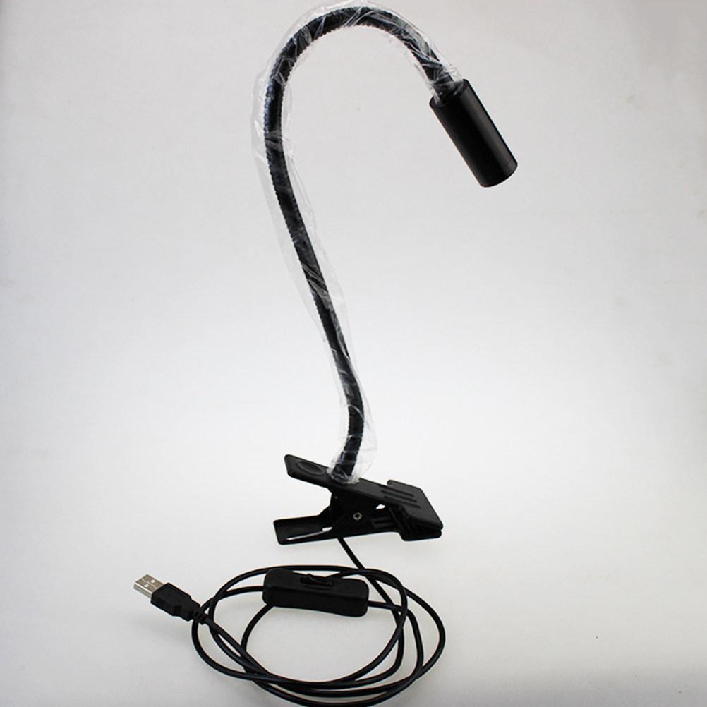 LED 3W Reading Light Clip Lamp Flexible Gooseneck Table Desk Workshop Eye Protection USB Powered Work Spotlight