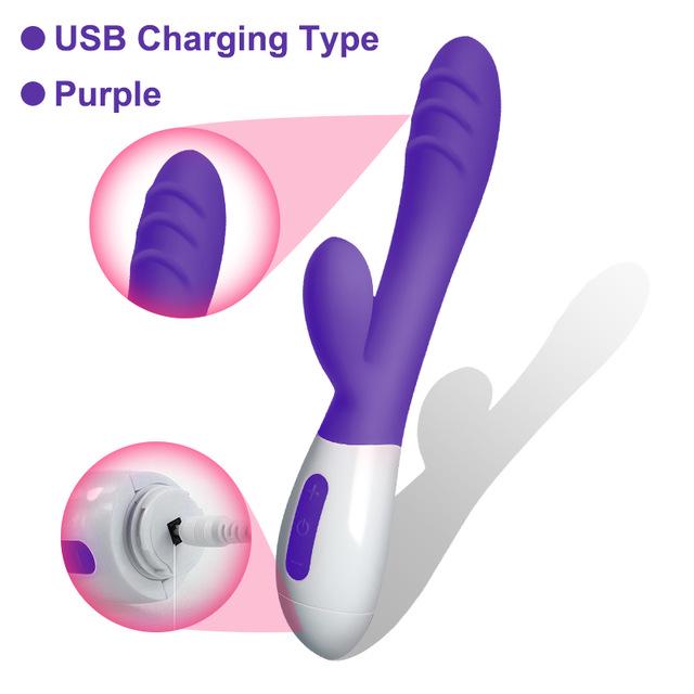 12 Modes G-Spot Vibrator Female Vagina Massager Clitoris Dual Vibrations Dildo Adult Sex Toys