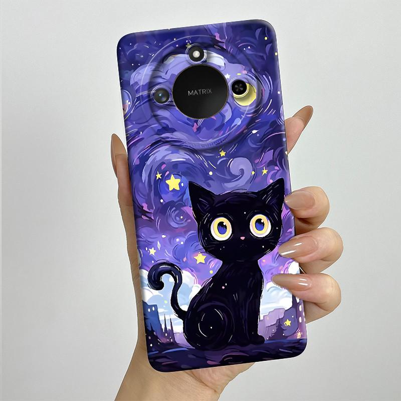 For Honor X9C Smart Phone Case X9cSmart Soft Silicone Funda Sweet Painted Fashion Cartoon Protective Capa Lovely Printing Cover