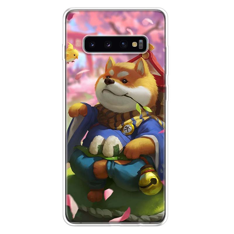 Animal Shiba Inu Painted Phone Case For Samsung Galaxy A52 A51 A50S A32 A22 A12 A02S A72 A71 A31 A70 A30S Note 20 Ultra 10 Plus