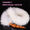 Butt Plug With Tail Cosplay Adult Sex Games For Women Dog Dildos/Spiked Anal Plugs DIY 35/65/95cm Real Fox Tail Anal Sex Toys