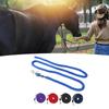 2m Horse Lunge Line Anti Breakage Rope Anti Slip Grip Horse Training Rope with Hook for Walking Hand