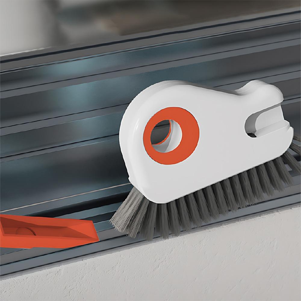 

2Pcs Hand-held Floor Gap Brushes Multi-functional Windows Slot Cleaner Home