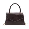 Solid Color Patent Leather Texture Highend Sense Niche Elegant Women's Casual Handbag Commuter Messenger Bag